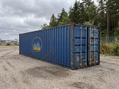 40ft Standard As-Is used shipping container on the Aurora, Colorado yard