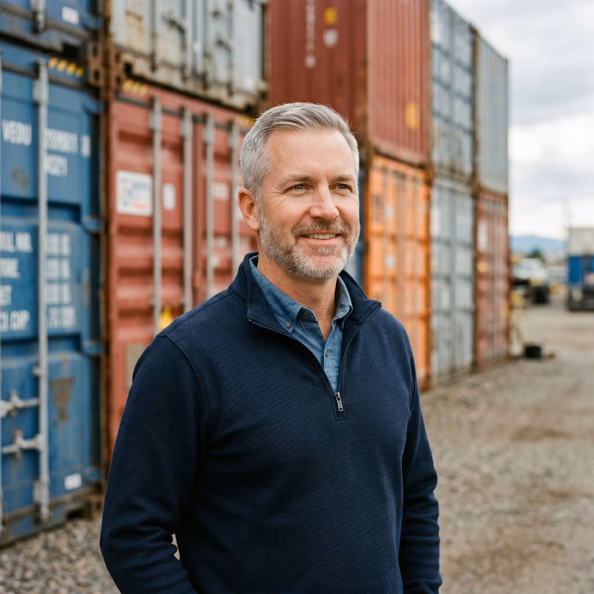 Daniel R., Founder & Owner at the Aurora, Colorado container yard